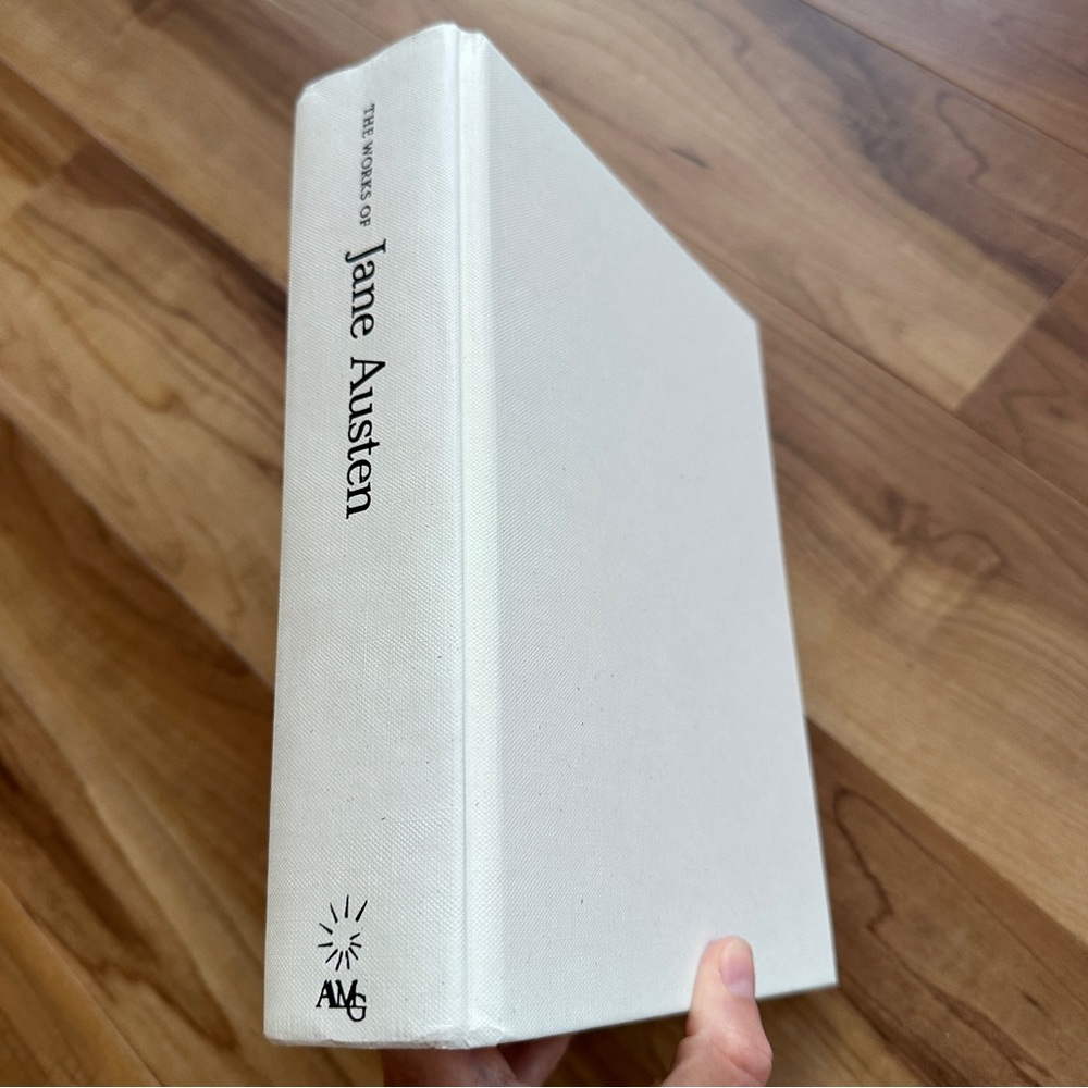 Jane Austen 4 in 1 book collection hardcover white classic